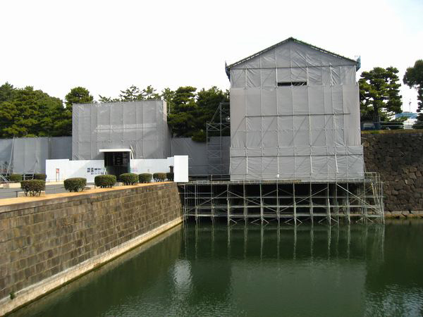 工事中の桜田門